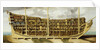 Section through a first-rate, 1701 by Thomas Phillips