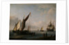 Dutch craft ashore by Willem Van de Velde the Younger