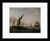 Dutch craft ashore by Willem Van de Velde the Younger
