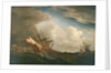 English ships at sea beating to windward in a gale by Willem Van de Velde the Younger