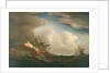 English ships at sea beating to windward in a gale by Willem Van de Velde the Younger