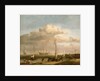 Calm: the Dutch coast with a weyschuit by Willem Van de Velde the Younger