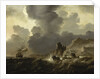 A Dutch ship wrecked on a rocky coast by Ludolf Bakhuizen