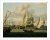 Shipping off Amsterdam by Abraham Storck