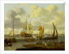 Shipping off Amsterdam by Abraham Storck