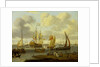 Shipping off Amsterdam by Abraham Storck