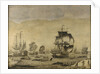 Dutch whalers in the ice by Roelof van Salm