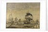 Dutch whalers in the ice by Roelof van Salm