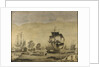 Dutch whalers in the ice by Roelof van Salm