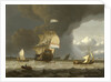 Dutch ships in the mouth of the Scheldt by Jan Claesz Rietschoof