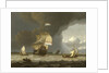 Dutch ships in the mouth of the Scheldt by Jan Claesz Rietschoof