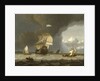 Dutch ships in the mouth of the Scheldt by Jan Claesz Rietschoof