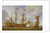 The 'Royal Prince' before the wind by Jan Karel Donatus van Beecq