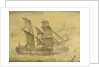 Two views of an English brigantine by T. or F 0 Boons