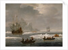 Royal yachts, one ketch rigged and one smack rigged by L. de Man