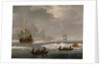 Royal yachts, one ketch rigged and one smack rigged by L. de Man
