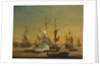 A shipping scene in the Lower Thames about 1720 by J. B. Bouttats