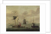 A Royal yacht, possibly the 'Mary' by L. de Man