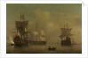 Three English flagships becalmed by Peter Monamy