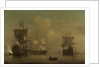 Three English flagships becalmed by Peter Monamy