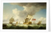 An East Indiaman in a fresh breeze by Charles Brooking