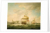 A merchantman and a royal yacht beating to qindward off Dover by Charles Brooking