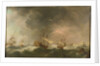 East Indiamen driven ashore in a storm by Charles Brooking