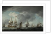 An English vice-admiral of the Red and his squadron at sea by Charles Brooking