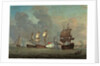 An English privateer engaging a French privateer by Samuel Scott
