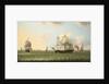 A fleet of East Indiamen by Francis Swaine