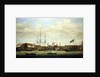 A small shipyard on the Thames by Francis Holman
