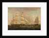 A merchantman off Dover by Thomas Whitcombe