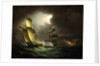 A smuggler chased by a brig by Thomas Buttersworth