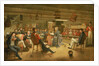 Divine service as it is usually performed on board a British frigate at sea by Augustus Earle