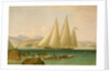 A Bermuda schooner yacht offshore by John Lynn
