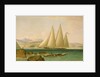 A Bermuda schooner yacht offshore by John Lynn