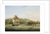 A frigate and other vessels in Barn Pool off Plymouth by Thomas Lyde Hornbrook