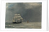 A steam paddle frigate by unknown