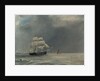A steam paddle frigate by unknown
