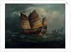 Chinese junks by George Chinnery