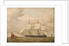 A frigate by Henry A. Luscombe