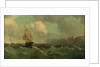 A ship off a high coast by John James Wilson