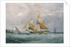 A trading brig entering the Bristol Avon by Joseph Walter