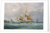 A trading brig entering the Bristol Avon by Joseph Walter