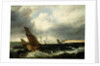 Guardship off The Nore by British School