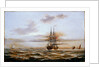 A Danish steam frigate by J. Gale