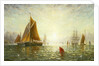 A Brixham trawler by William Adolphus Knell