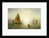 A Brixham trawler by William Adolphus Knell