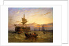 Indiamen in the Thames by William Adolphus Knell