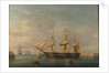 A frigate at Malta by A. de Simone